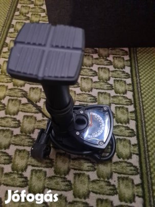 Új Decathlon nyomás mérős kerékpár láb pumpa 