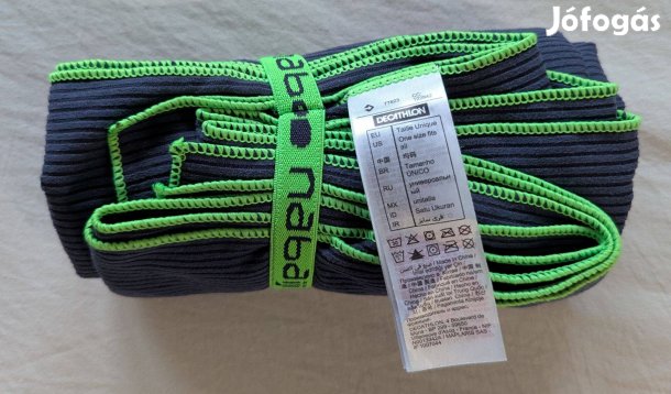 Új Decathlon törölköző, mikroszálas, csíkos, L-es méret, 80 x 130 cm