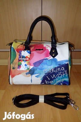Új Desigual színes színpompás női kézi táska kézitáska