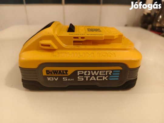Új Dewalt Dcbp518 Powerstack akku 18V 5 Ah