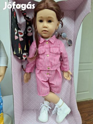 Új Dobozos Happy Kidz Laura Götz Baba 50 cm Játékbaba játék baba