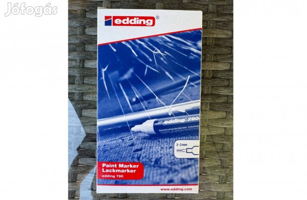 Új Edding Lakkmarker 790 2-3 mm Lakk Marker Zöld Paint Dekor Sok db