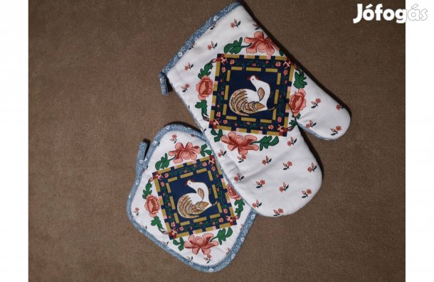 Új Edény alátét és kesztyű