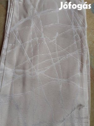 Új Ekrü dekor függöny párban (120 x 120 cm)