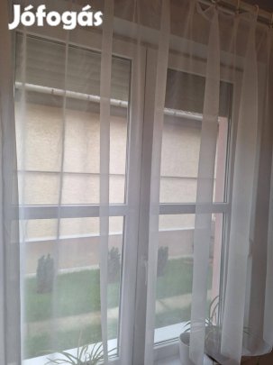 Új Ekrü minta nélküli függöny (340 x 165 cm)