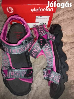 Új Elefantan bőr rózsaszín szandál, szandi, túraszandál, 11900ft