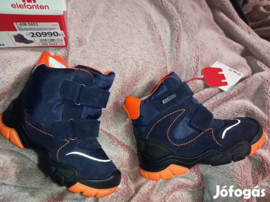Új Elefanten vízálló gyerek csizma, fiú hótaposó 16900ft