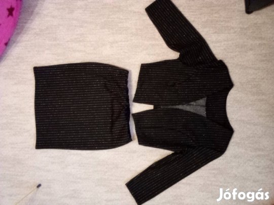 Új Elegáns fémszálas kosztüm rugalmas anyagból S 158 164