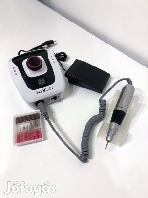 Új Elektromos műköröm csiszológép 35000 RPM Lábpedállal csiszolófejek