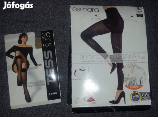 Új Esmara alakformáló leggings + 2 db térd fix térd zokni Akció %%