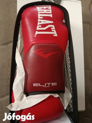 Új Everlast Elite boxkesztyű, 12oz, piros
