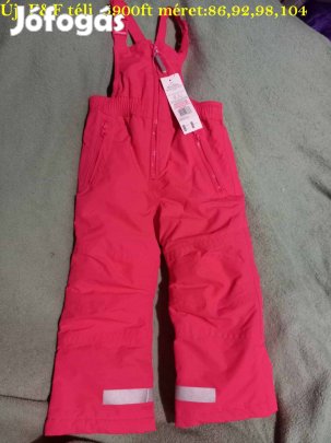 Új F&F lány rózsaszín sínadrág, anorák, overál nadrág 5900ft