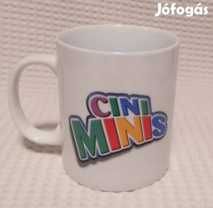 Új Fehér "Nestlé" Cini Minis Mintás Bögre / Csésze