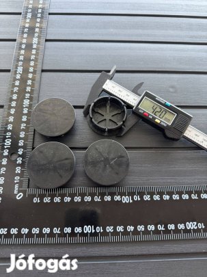 Új Fekete 49mm Felni Alufelni Közép Kupak Felniközép Felnikupak Sapka