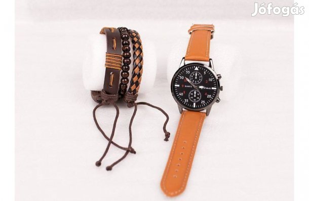 Új Férfi Karóra karkötőkkel
