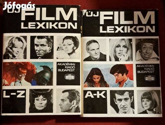 Új Filmlexikon AK és LZ (2 kötet, Akadémiai Kiadó)