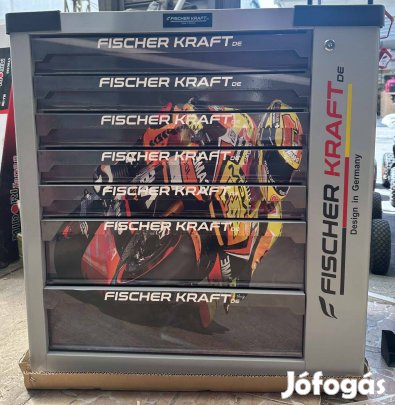 Új Fischer prémium szerszámos kocsi feltöltve + ajándék