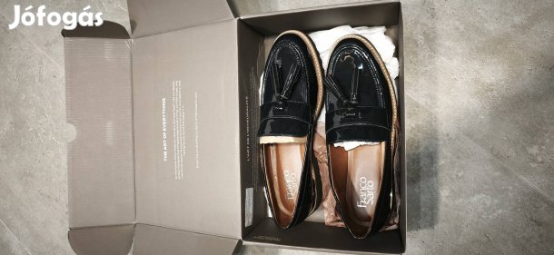 Új Franco Sarto Carolynn prémium lakkbőr női mokaszin 38,5