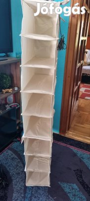 Új Függőleges komód rendszerező 8 rekeszes tároló 