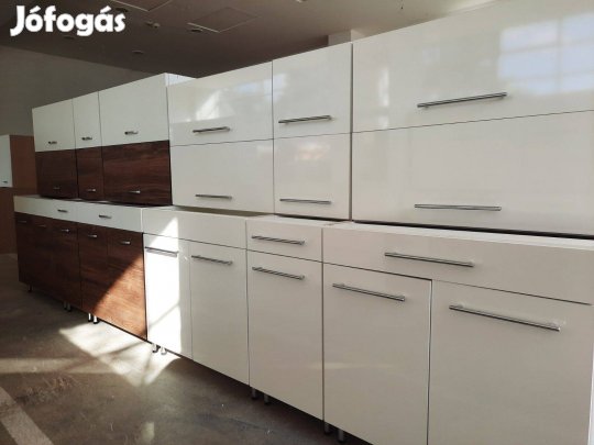 Új Full fényes fehér konyhabútor (AN137)