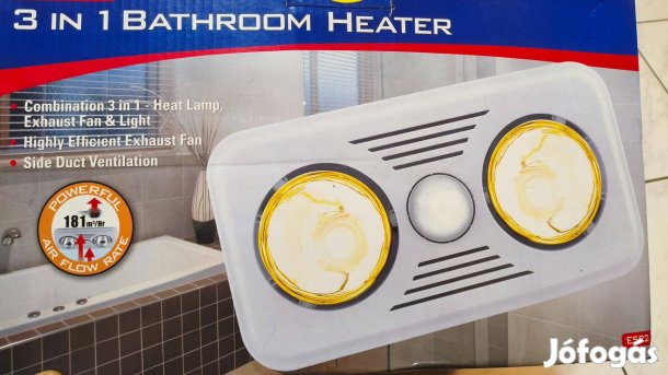 Új Fürdőszoba Fütés,világítás ,szellőzés egyben