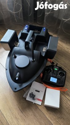 Új GPS etetőhajó 3 tartály, nagy akku, garanciával szállítással is.