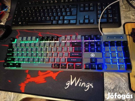 Új Gamer billentyűzet.RGB semi mechanical