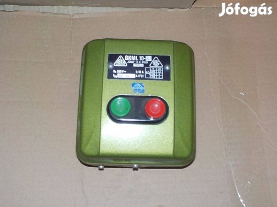 Új Ganz motorindító motorvédő hővédő GKM10-5