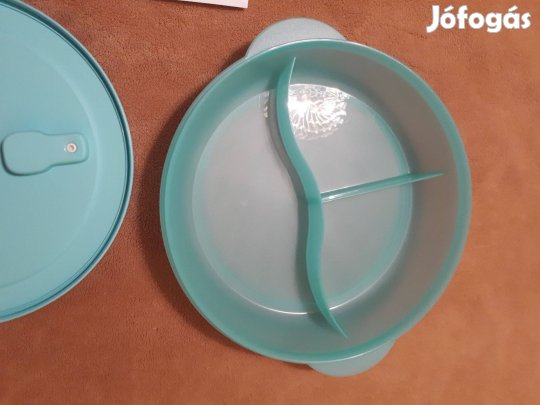 Új Generációs Polytupper osztott edény Tupperware türkiz zöld Új!