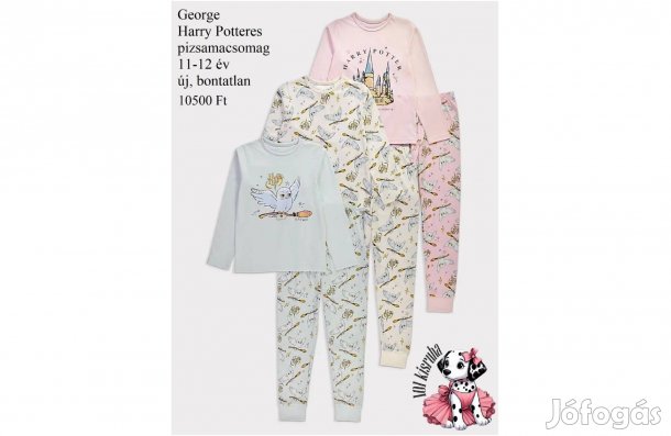 Új George Harry Potteres pizsamacsomag 11-12 év
