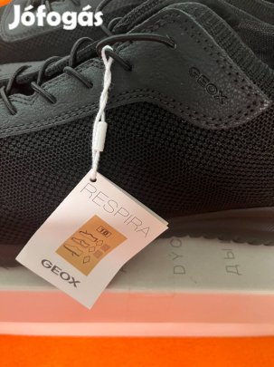 Új Geox pillekönnyű fekete férfi sport cipő 45 45-ös!