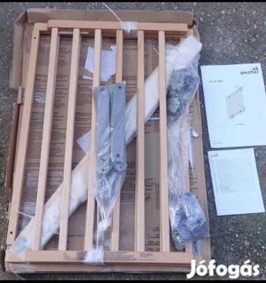 Új Geuther 2733+ natúr színű biztonsági rács, lépcsőkorláthoz