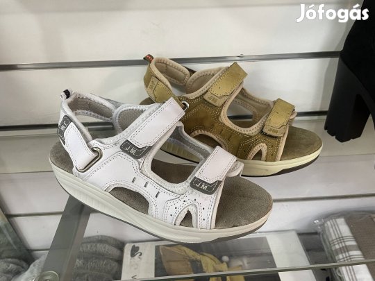 Új Gördülő talpú tépőzáras női szandál