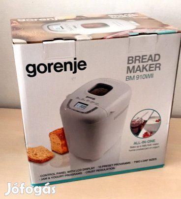 Űj Gorenje BM910Wii kenyérsütőgép