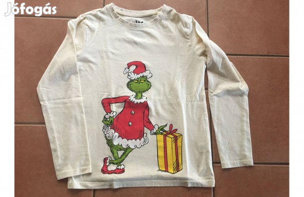 Új Grinch hosszú ujjú póló! 134-140 (kettő van)