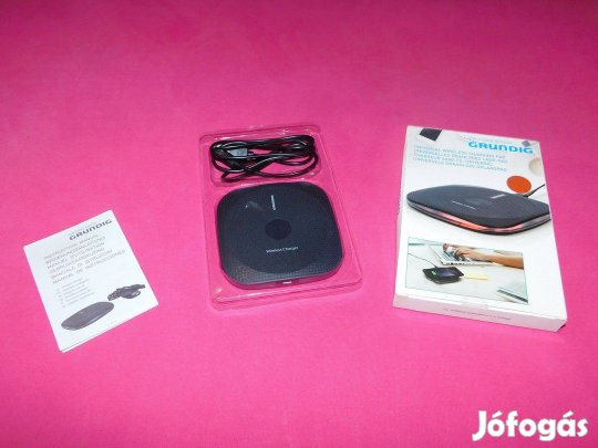 Új Grundig MP-132A univerzális vezeték nélküli, Qi telefontöltő