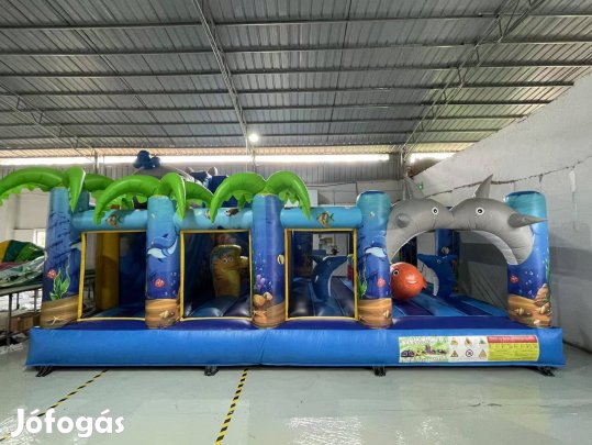 Új HJ19 Óceán park csúszdás, akadályos játékpark légvár ugrálóvár