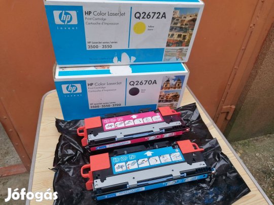 Új HP színes lézernyomtató lézer nyomtató 3500 3550 3700 toner