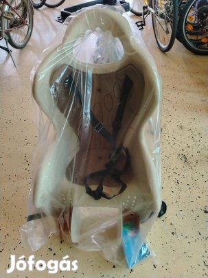 Új HTP Elibas bézs csomagtartóra szerelhető gyerekülés kerékpár!