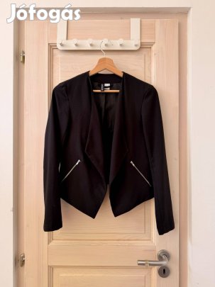 Új H&M fekete vékony blézer zsebekkel