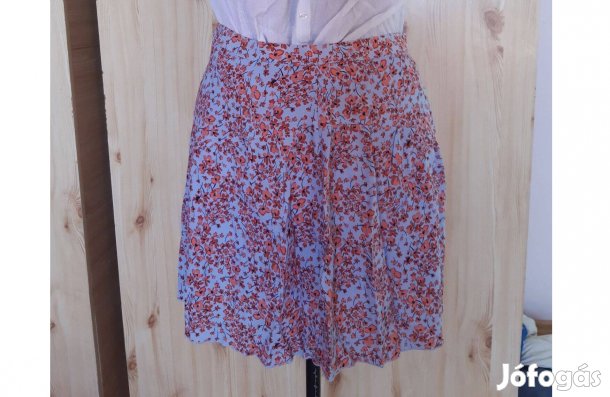 Új H&M virágmintás térdig érő szoknya 44-es