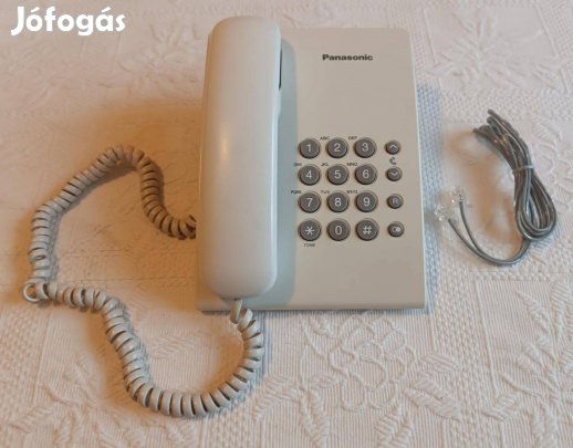 Új Hagyományos "Panasonic" Kx-TS500HGW Vonalas Telefon