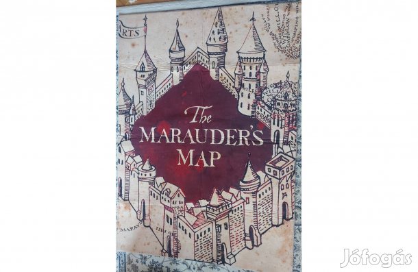 Új Harry Potter Tekergők térképe szőnyeg 152 x 211 cm