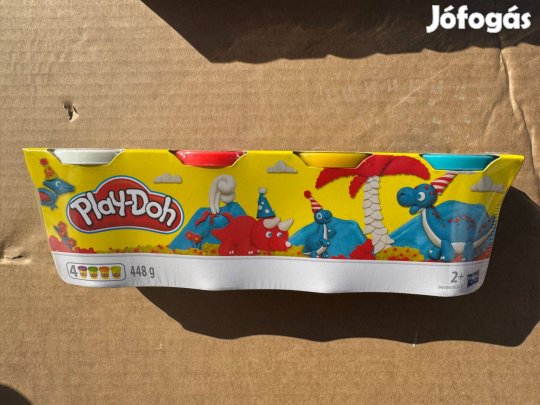 Új Hasbro Play-Doh 4 darabos Gyurma Készlet Gyurmaszett (B5517/B6508)