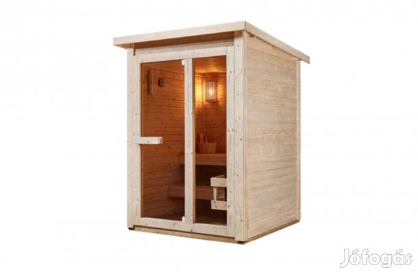Új Helsinki kültéri finn szauna, két-háromszemélyes