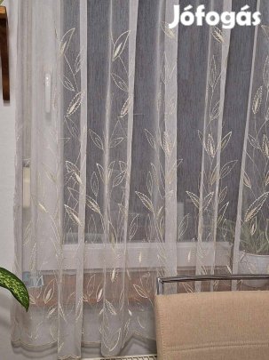 Új Hófehér-arany hímzett új függöny (15m x 280 cm)