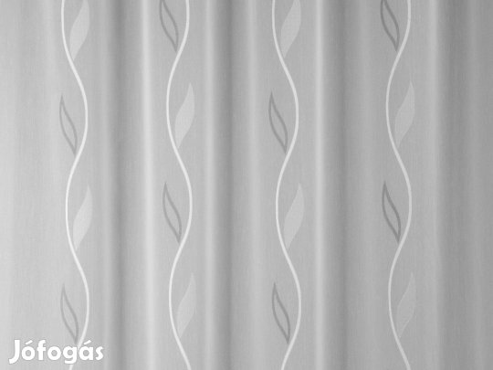 Új Hófehér-szürke hullám mintás függöny (12m x 180 cm)