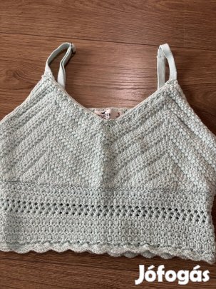 Új Hollister kötött top - türkiz