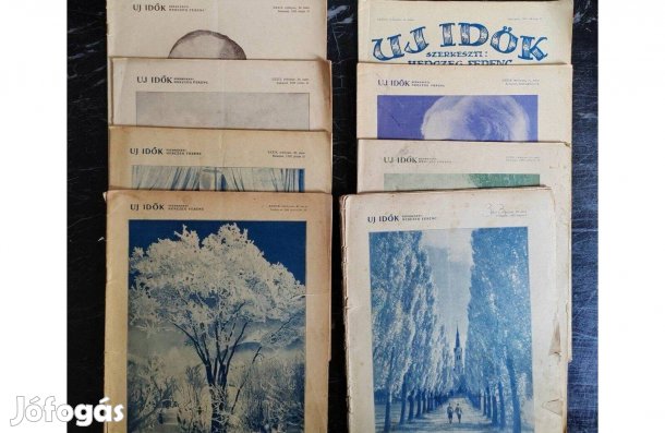 Új Idők, 1933 - Irodalmi és Társadalmi Hetilap 8 db