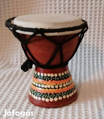 Új Indonéz Fa / Bőr Tamtam Dob / Régi Ázsiai Népi Ütős Hangszer